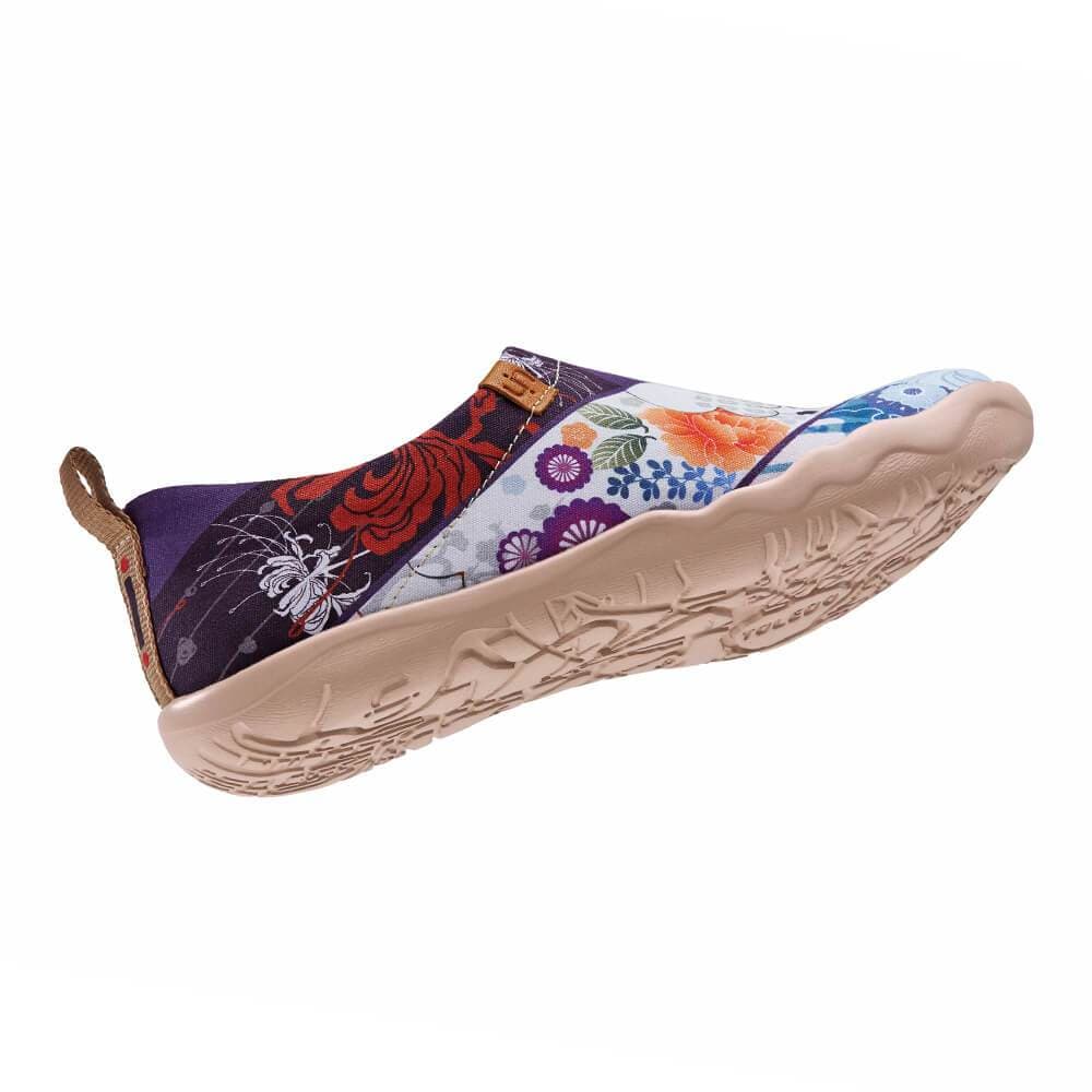 UIN Footwear Women Nippon Flora Canvas loafers