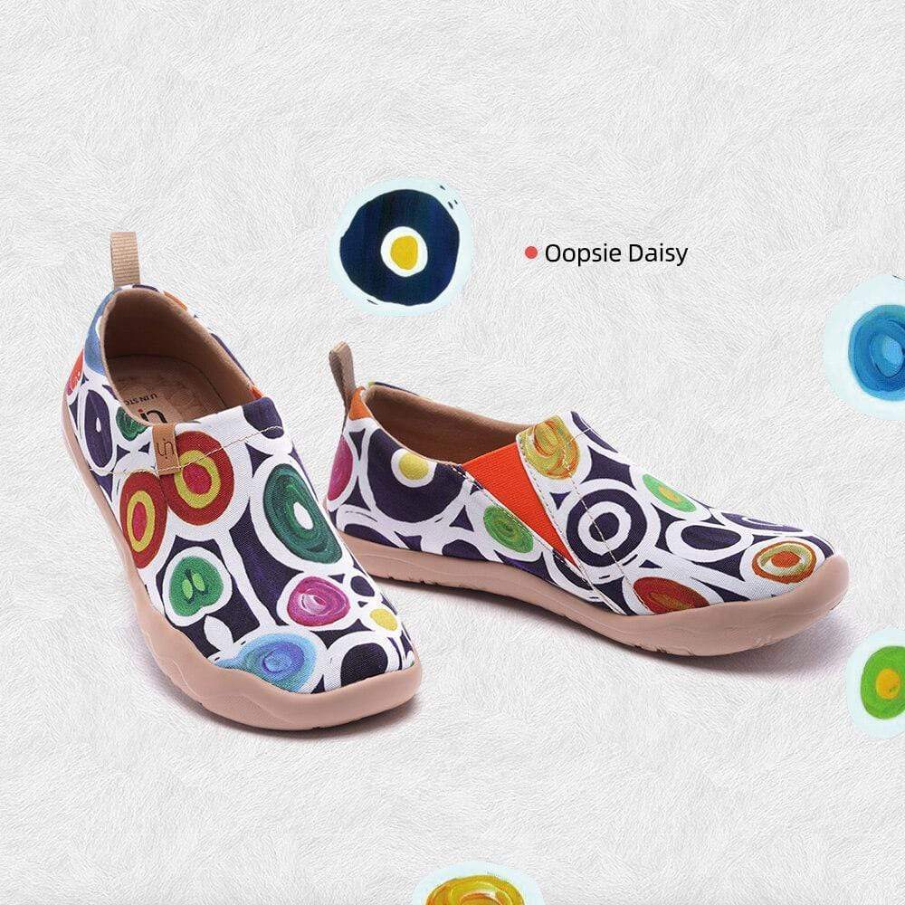 UIN Footwear Women Oopsie Daisy Canvas loafers