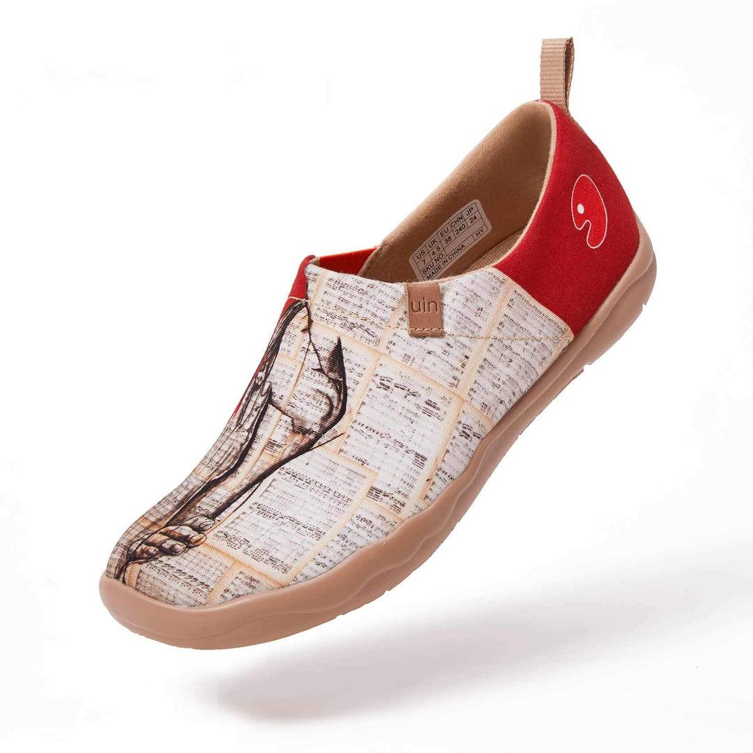 UIN Footwear Women (Pre-sale) Music Is Life Canvas loafers