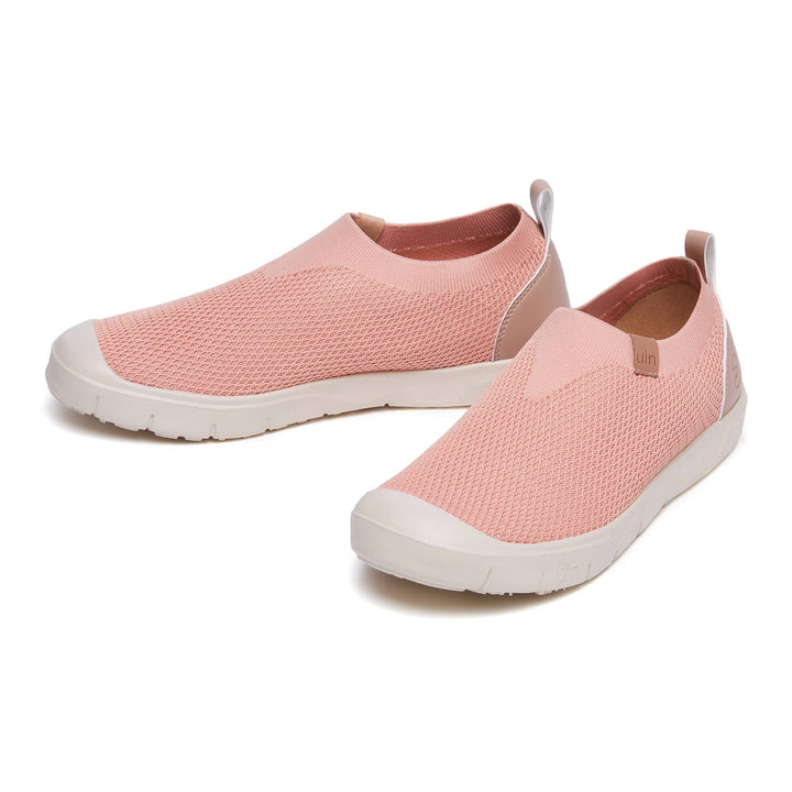UIN Footwear Women Rosy Pink Cadiz II Women Canvas loafers