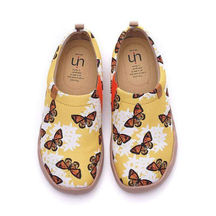 SNOWFLAKE BUTTERFLY Cute Ladies Painted Shoes Women UIN