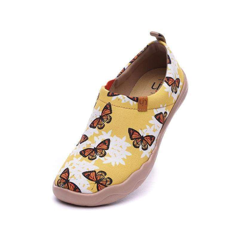 SNOWFLAKE BUTTERFLY Cute Ladies Painted Shoes Women UIN