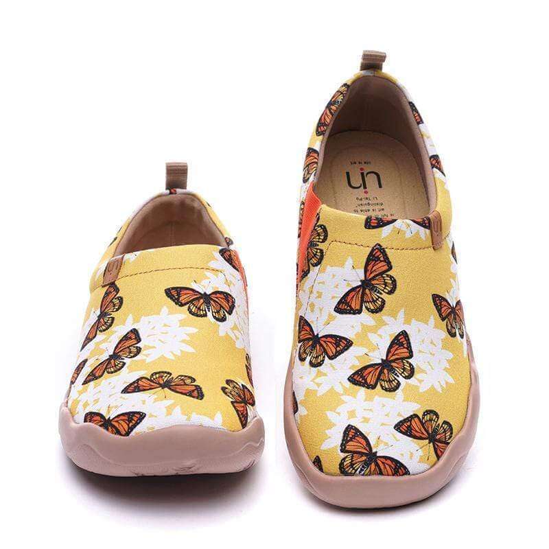 SNOWFLAKE BUTTERFLY Cute Ladies Painted Shoes Women UIN