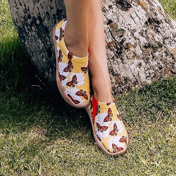 SNOWFLAKE BUTTERFLY Cute Ladies Painted Shoes Women UIN