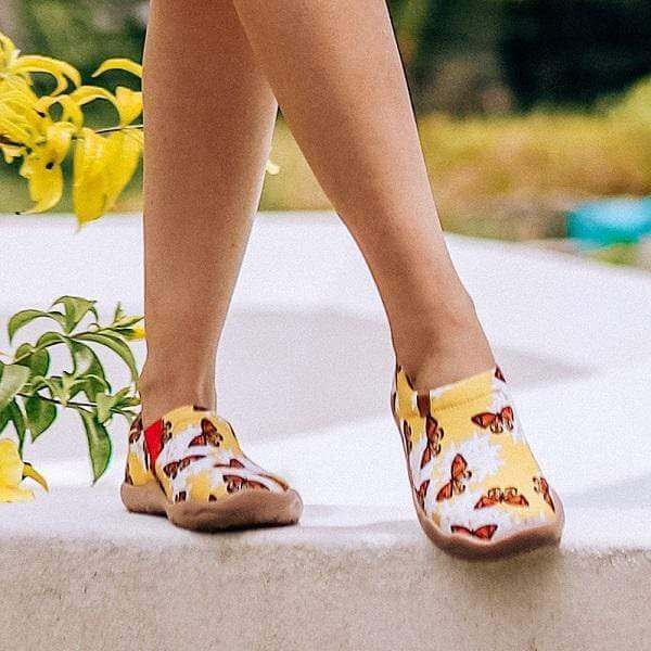 SNOWFLAKE BUTTERFLY Cute Ladies Painted Shoes Women UIN