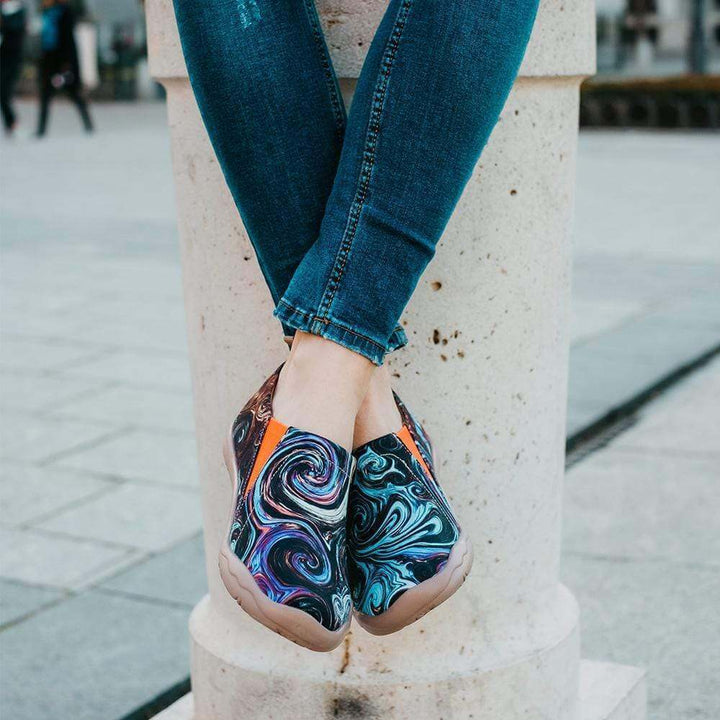 STARRY NIGHT Art Paint Women Canvas Shoes Women UIN