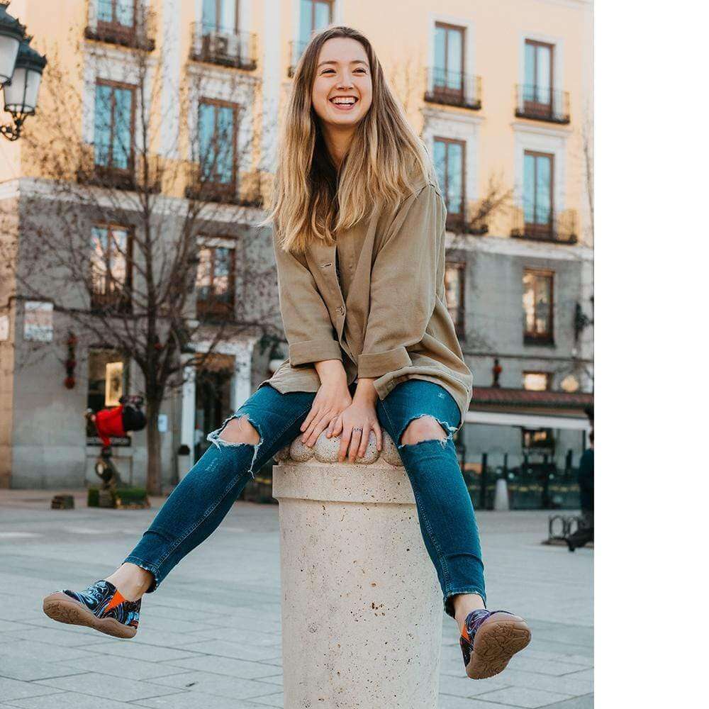 STARRY NIGHT Art Paint Women Canvas Shoes Women UIN