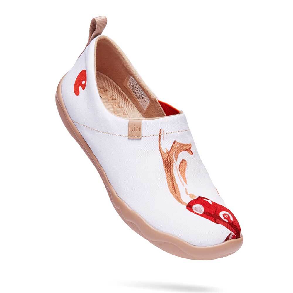 UIN Footwear Women Sway the Silk Canvas loafers