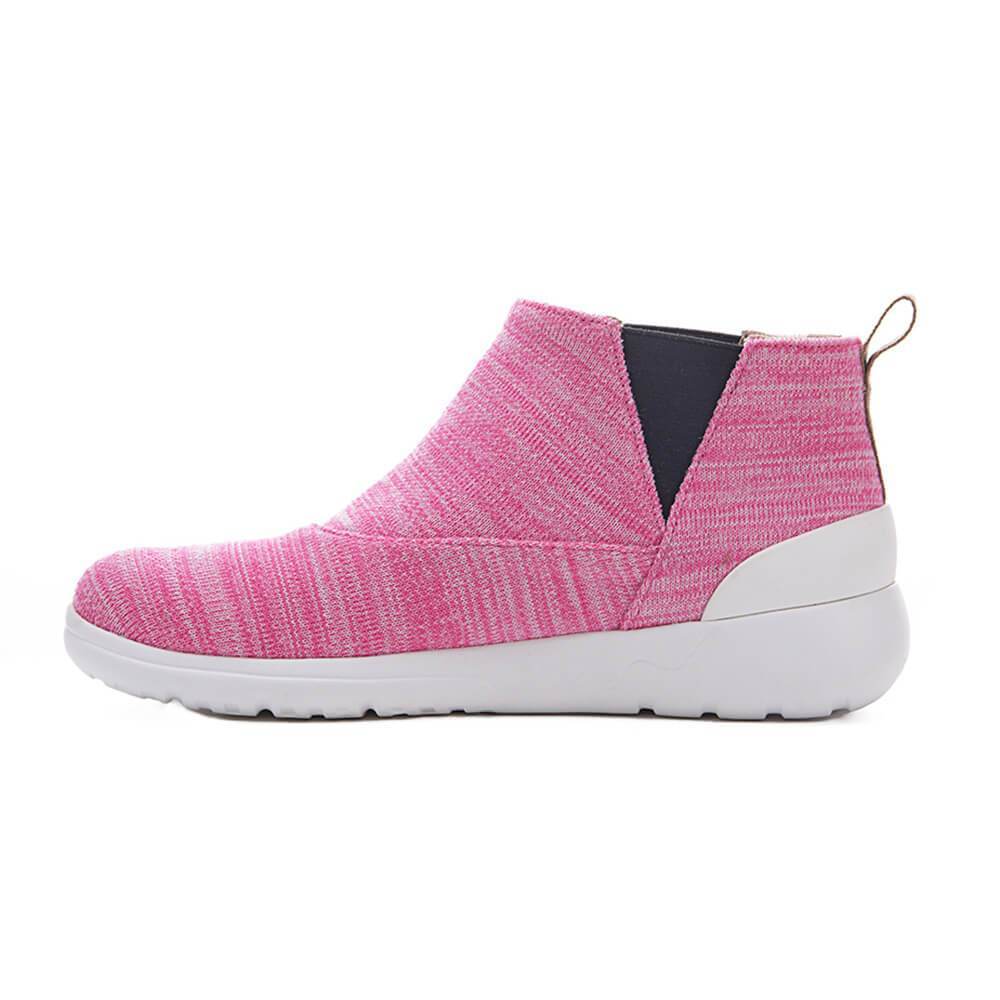 UIN Footwear Women Tengwu Pink Canvas loafers