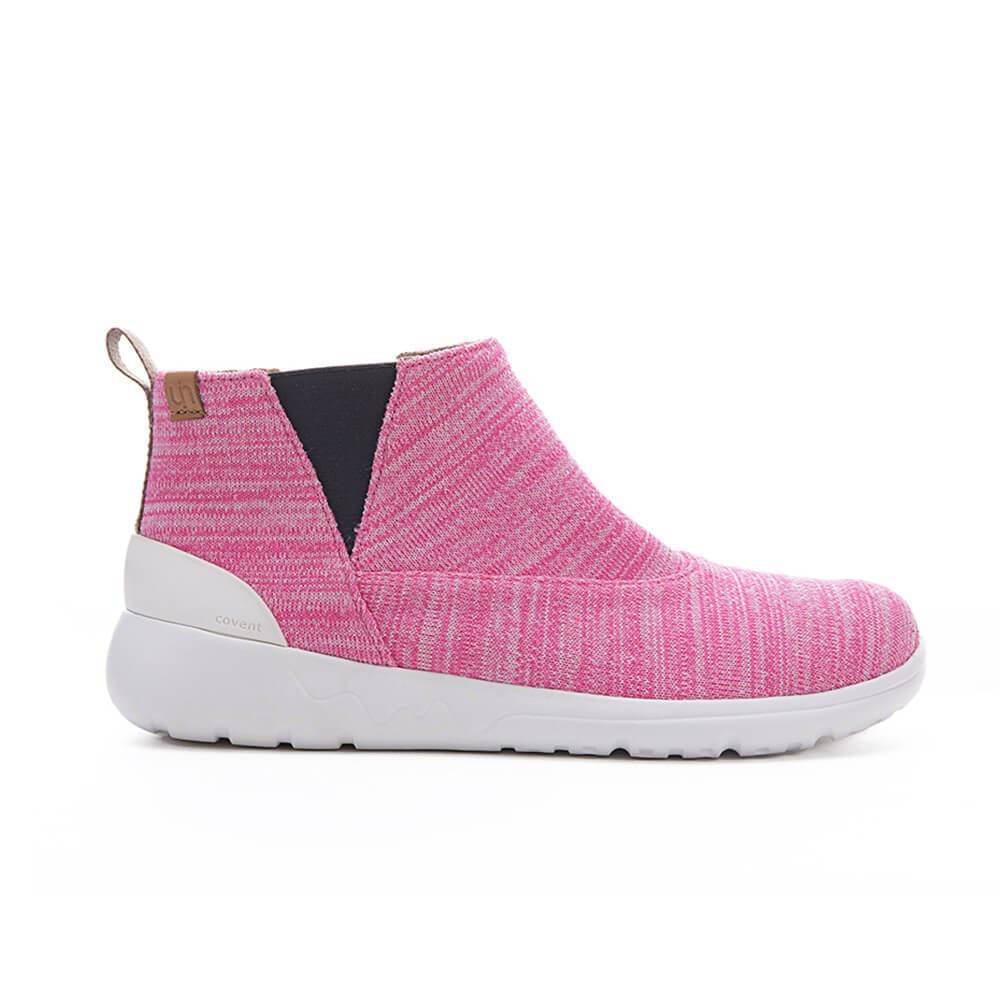 UIN Footwear Women Tengwu Pink Canvas loafers