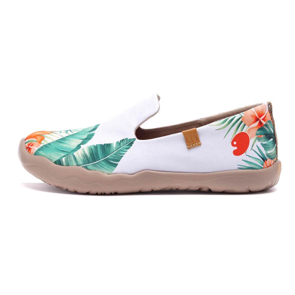 UIN Footwear Women Tropical Vibe Canvas loafers
