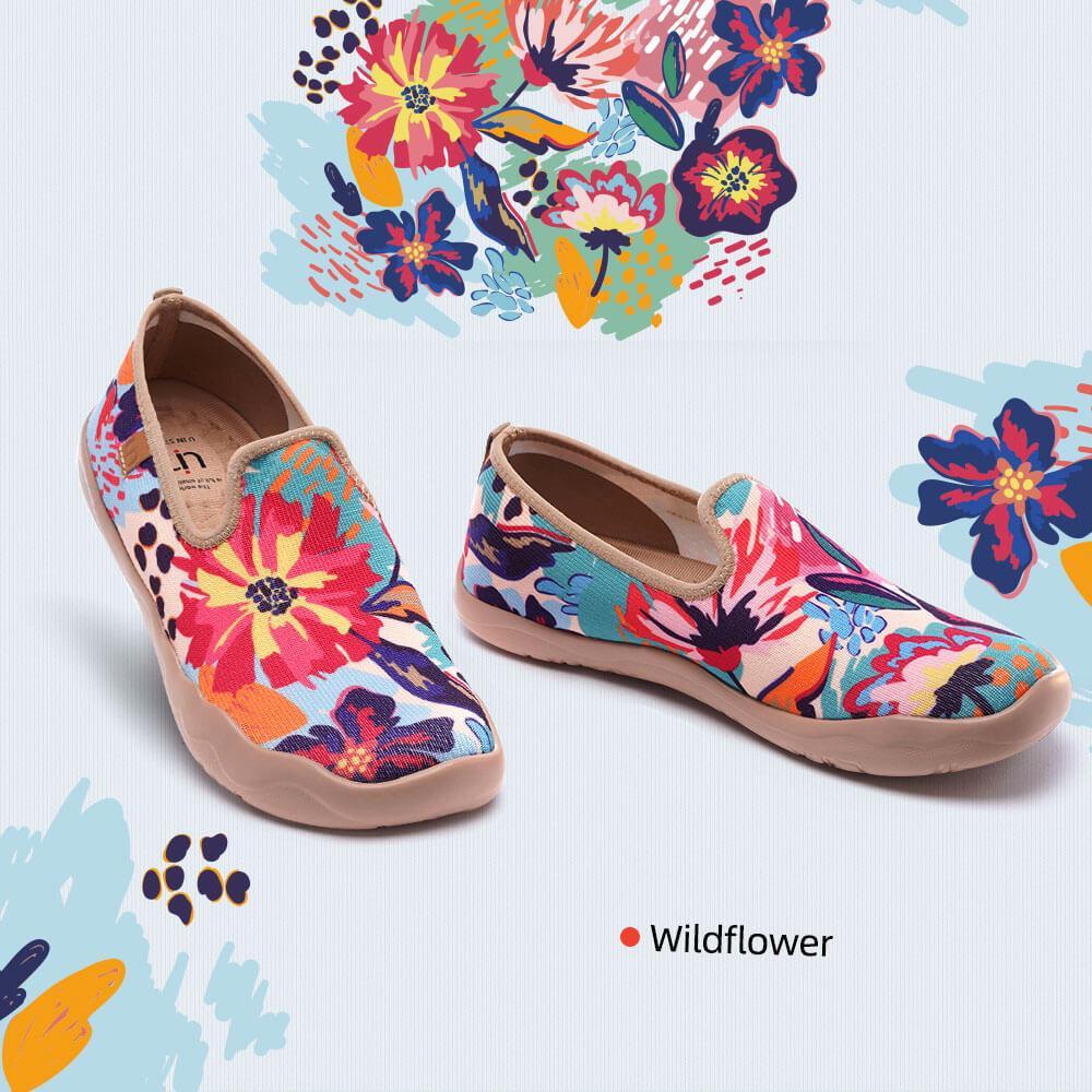 UIN Footwear Women Wildflower Canvas loafers