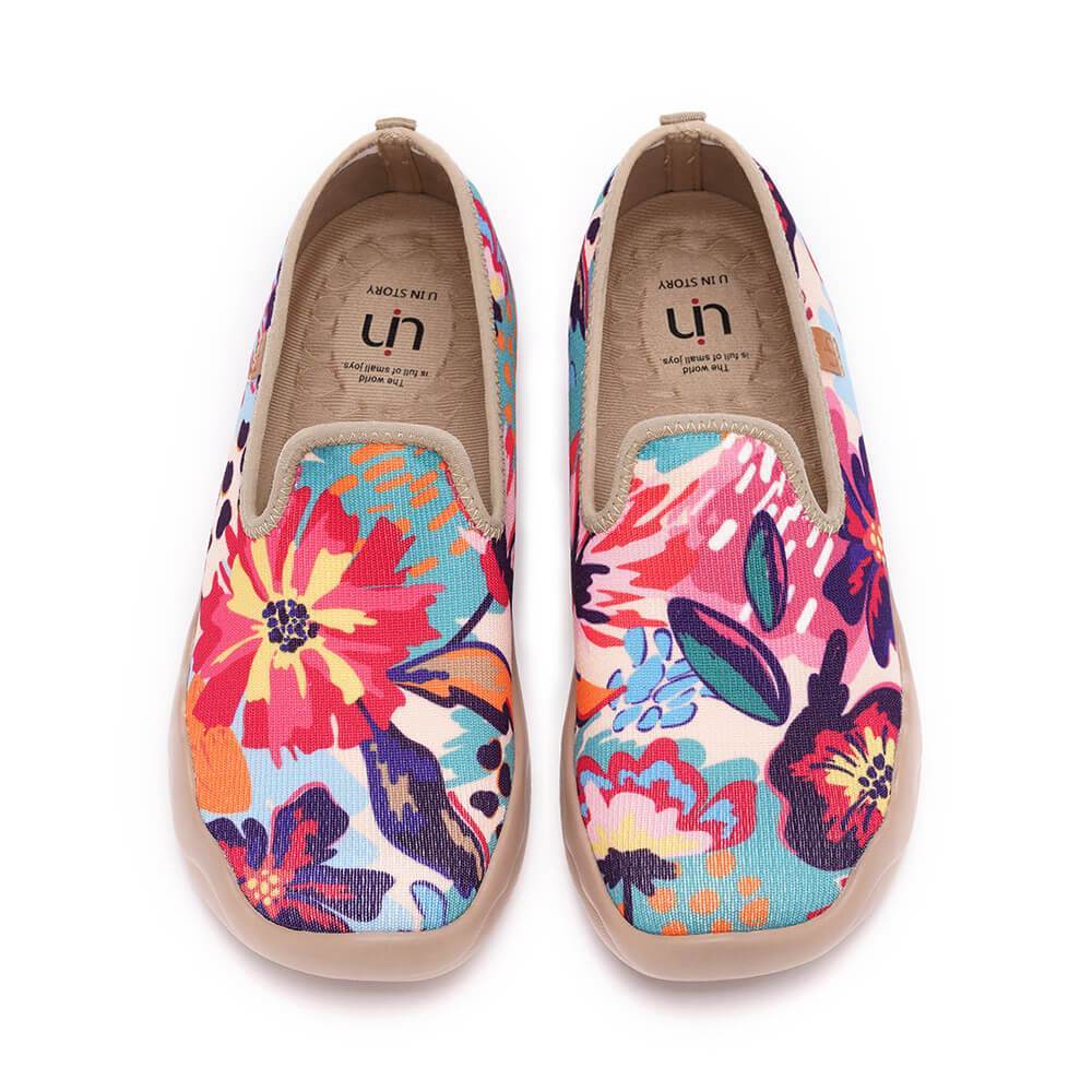 UIN Footwear Women Wildflower Canvas loafers
